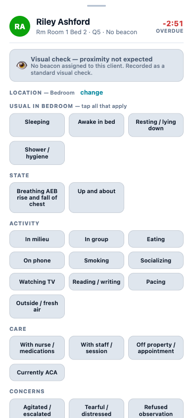 Observation workflow